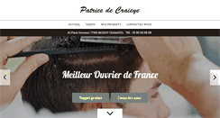 Desktop Screenshot of de-craieye-coiffure.com
